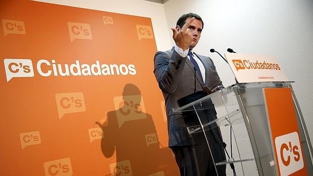 Albert Rivera, presidente de Ciudadanos