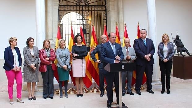 Represnentantes de los seis principales partidos políticos en Murcia expresaron su apoyo a la unidad de España