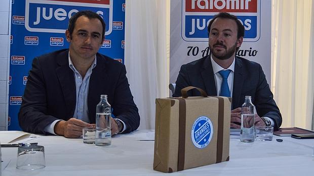 Fernando Falomir y Sandro Falomir, en la presentación de la campaña