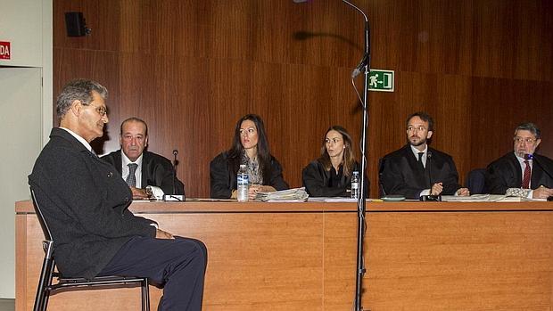 Antonio Losilla, durante la primera sesión del juicio