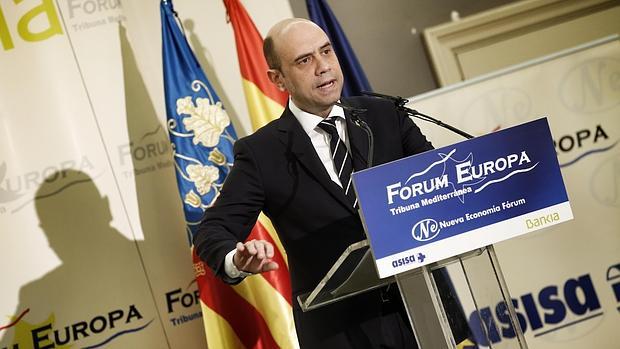 Gabriel Echávarri, en su intervención en el Fórum Europa