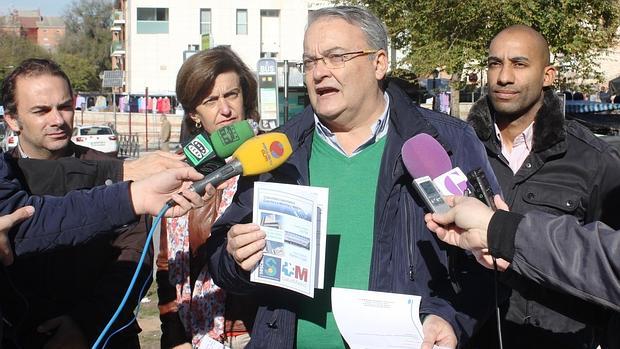 De las Heras durante la rueda de prensa