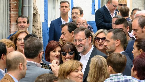 Imagen de Rajoy durante su última visita a Alicante