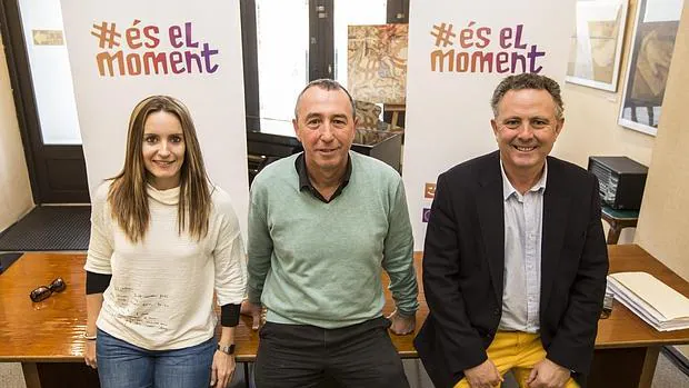 Imagen de los candidatos de Compromís-Podemos