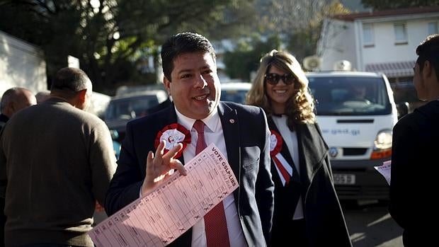 El candidato laborista, Fabian Picardo