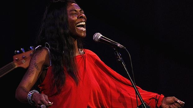 Concha Buika, durante una de sus actuaciones en el Festival de Jazz de Valencia