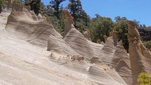 El paisaje lunar del Camino de Chasna