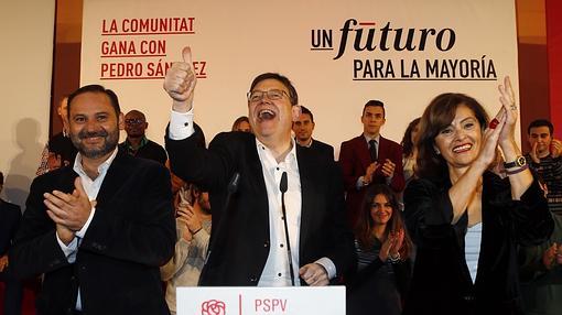 Imagen del arranque de campaña del PSPV en Valencia