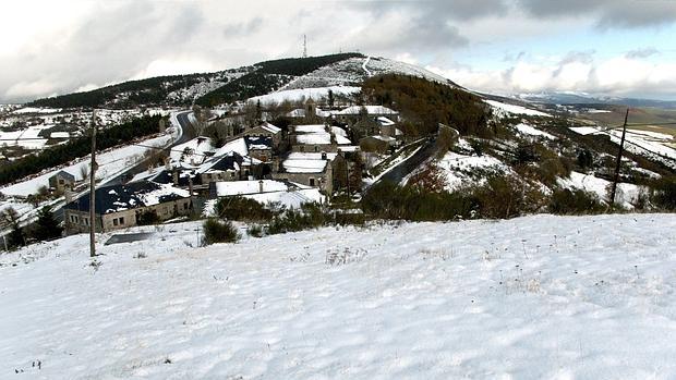 Vista panorámica de O Cebreiro, primer pueblo gallego del Camino