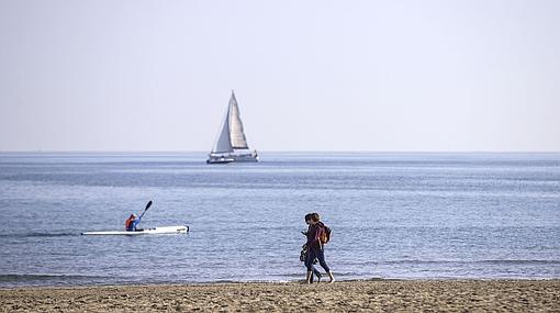 Imagen de la playa de Las Arenas de Valencia