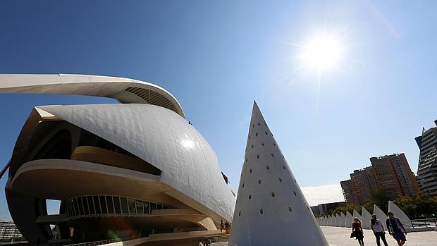 Vista del Palau de les Arts de Valencia