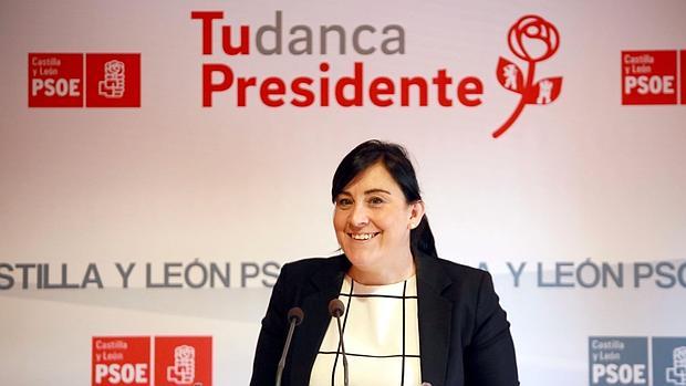 La socialista Ana Sánchez valora los resultados de las elecciones autonómicas, en una imagen de archivo