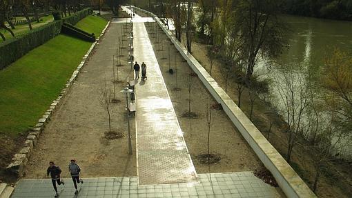 Márgenes del río Pisuerga en Valladolid