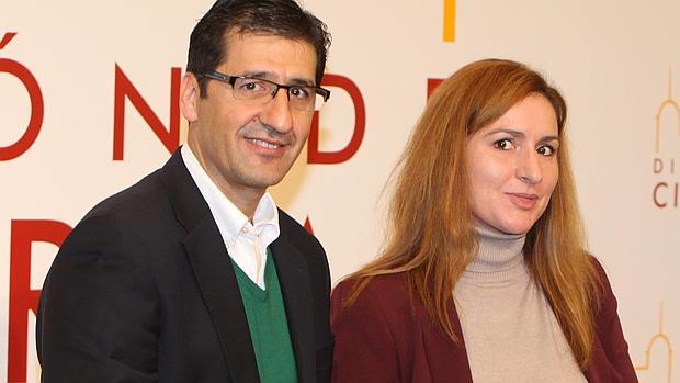 José Manuel Caballero y Lidia Molina en la presentación del Presupuesto