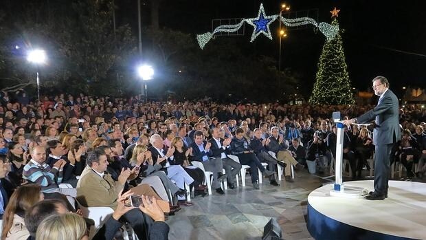 Acto de campaña de Mariano Rajoy en Orihuela