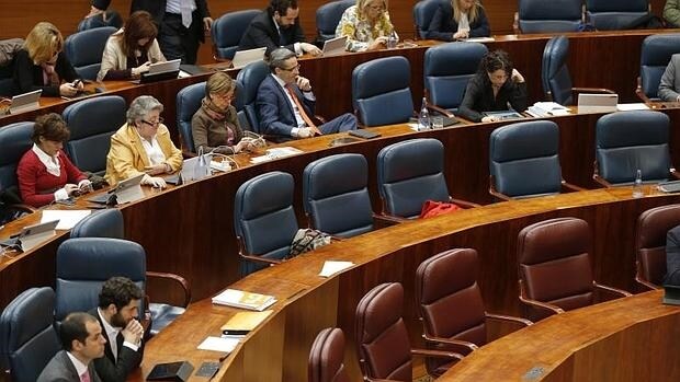 El pleno de este jueves en la Asamblea de Madrid donde se votarán los presupuestos de 2016