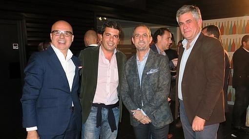 Miguel Quintanilla, Perfecto Palacios, Carlos Mazón y Santiago Lumbreras