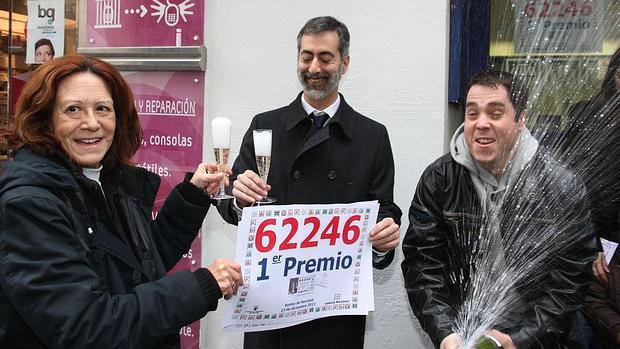 La administración de lotería de la calle Barrio y Mier, en Palencia, vendió el Gordo en 2014