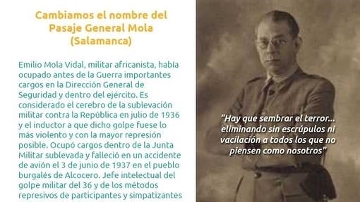 La treintena de calles franquistas que Carmena cambiará en 2016