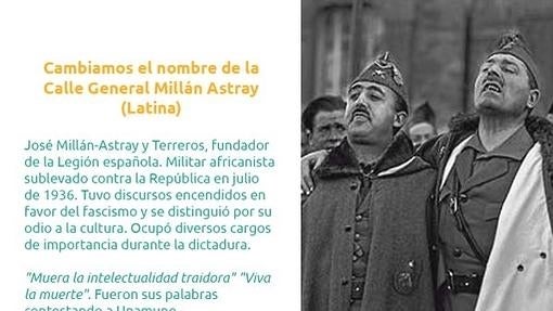 La treintena de calles franquistas que Carmena cambiará en 2016