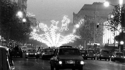 Diez imágenes históricas de la Navidad en Madrid