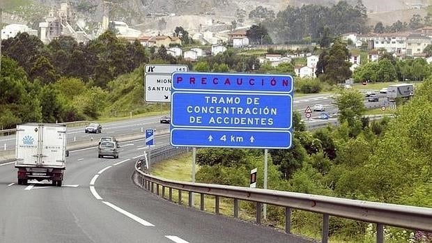 Imagen de achivo de una carretera española