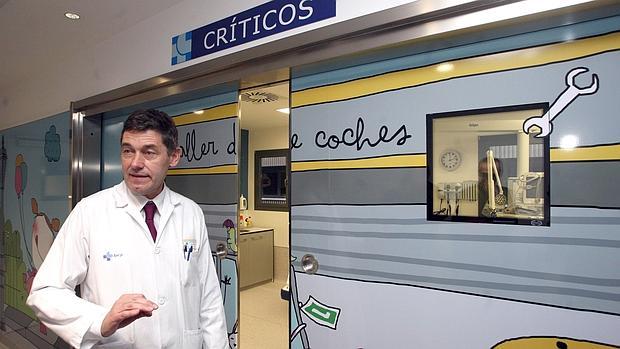 José María Eiros, en la presentación del área pediátrica de Urgencias del Clínico de Valladolid