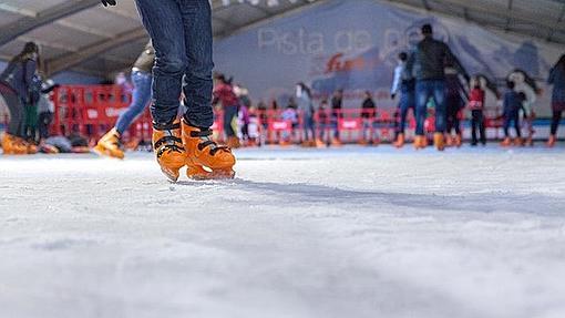 Imagen de una de las pista de Fun on Ice en Valencia