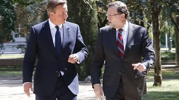 Cameron y Rajoy, el pasado septiembre, en La Moncloa