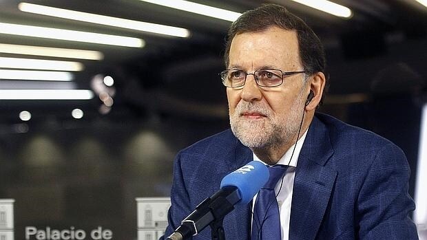 Mariano Rajoy, durante su entrevista en la COPE