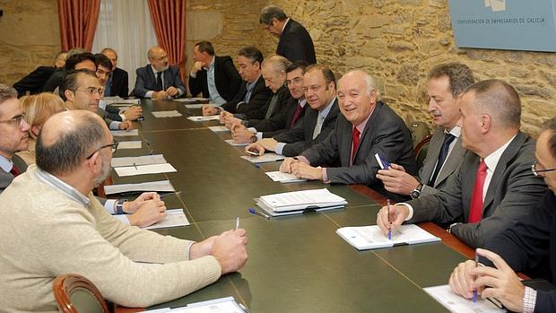 Reunión del comité ejecutivo y la junta directiva de la Confederación de Empresarios Gallegos