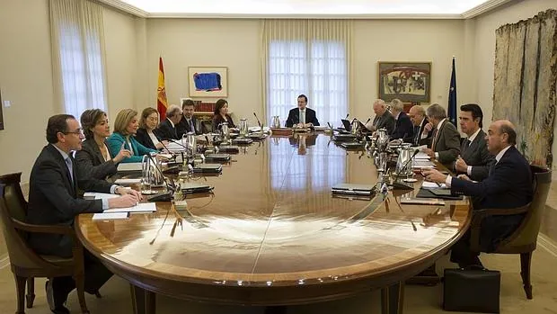 Consejo de Ministros en funciones, presidido por Mariano Rajoy