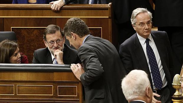 Gómez de la Serna, el pasado miércoles durante la constitución del Congreso