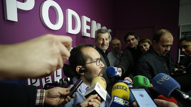 El líder de Podemos en Aragón, en una imagen de archivo