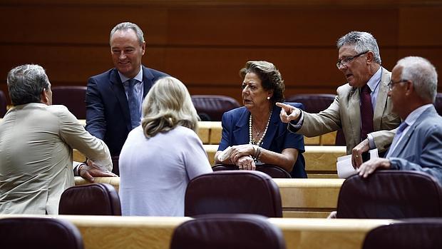 Imagen de Fabra y Barberá en el Senado