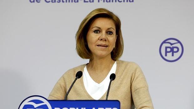 María Dolores de Cospedal, presidenta del PP en Castilla-La Mancha