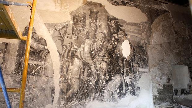 Descubren pinturas murales del siglo XVII en una casa de Abdón de Paz
