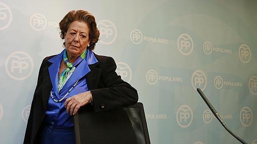 Image de la última aparición pública de Rita Barberá