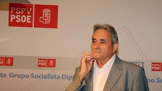 Antonio Amorós, en oficinas del PSOE en Alicante