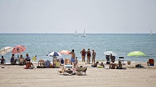 Imagen de archivo de la playa de Pinedo de Valencia