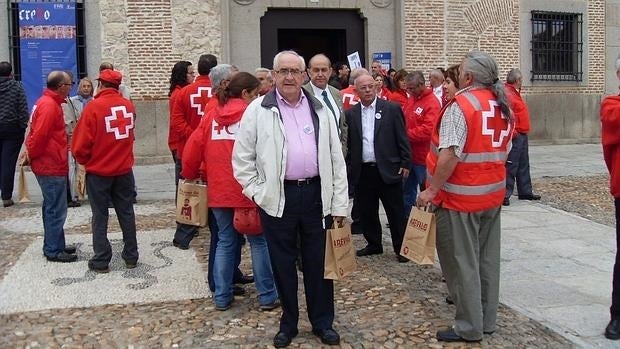 Pedro de Benito, voluntario de Cruz Roja galardonado