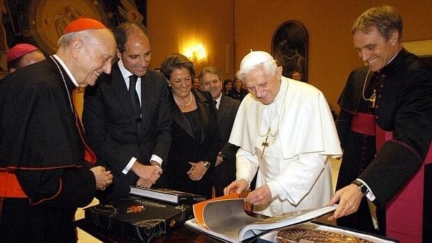 Imagen de la visita del Papa a Valencia en 2006