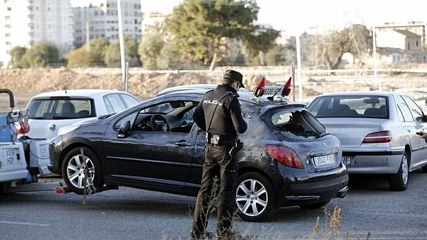 Imagen del coche de la víctima