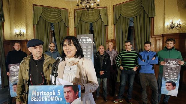 Presentación del acto de homenaje a Arnaldo Otegi en San Sebastián