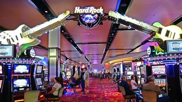 Interior del casino Hard Rock de Biloxi