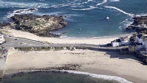 Playa de Cubelas, en San Cibrao