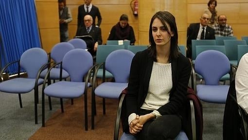 Rita Maestre, portavoz del gobierno municipal de Ahora Madrid, durante el juicio