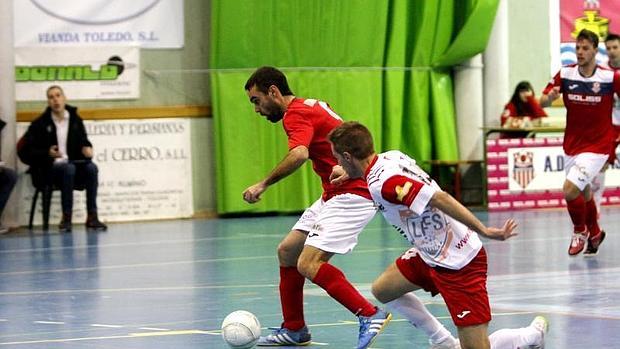 Un momento del partido de Leganés y Bargas de fútbol sala celebrado el pasado sábado