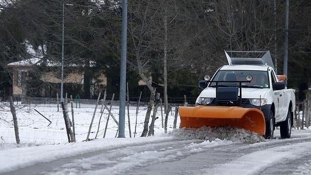 Alerta amarilla en la Sierra de Madrid por nevadas de hasta 15 centímetros