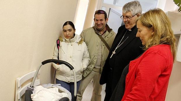 El arzobispo de Toledo, Braulio Rodríguez, antes de comenzar la rueda de prensa